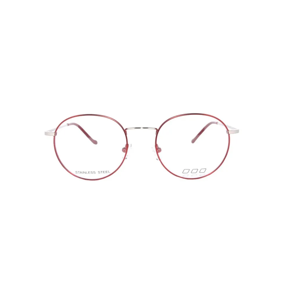 No Logo Eyewear - NOL71014 - Silver and Red - Eyeglasses - Avvenice