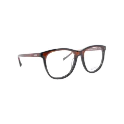 No Logo Eyewear - NOL30176 - Transparent Brown with Black Front Gluing - Eyeglasses - Avvenice