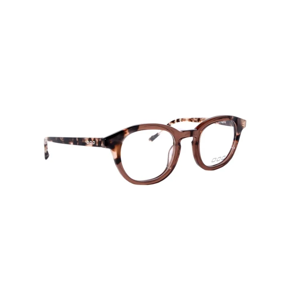 No Logo Eyewear - NOL30178 - Transparent Brown and Havana - Eyeglasses - Avvenice