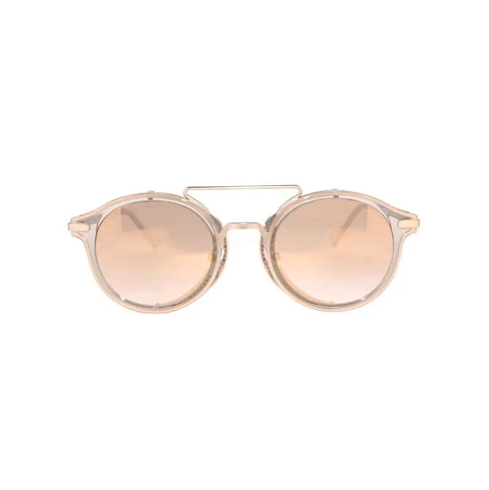 No Logo Eyewear - NOL30193 Sun - Transparent and Gold - Sunglasses - Avvenice