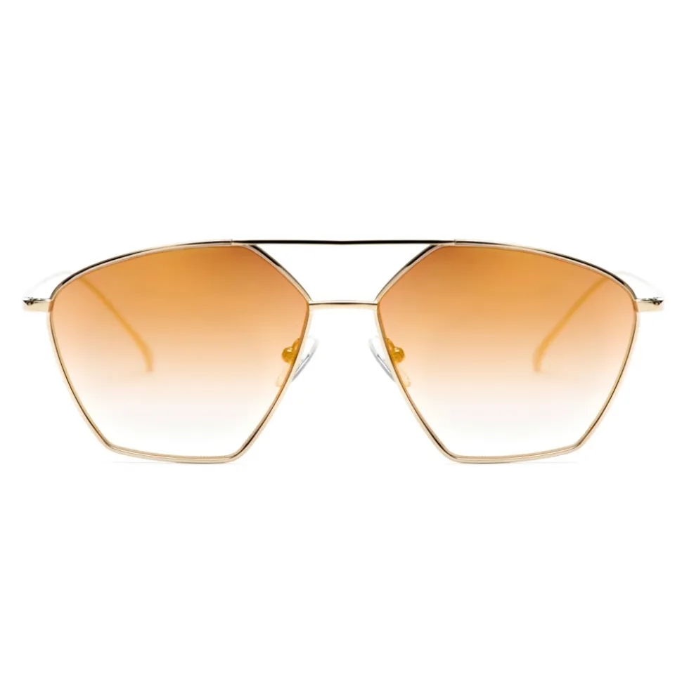 No Logo Eyewear - NOL18053 Sun - Gold - Sunglasses - Avvenice