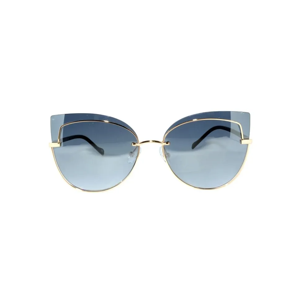 No Logo Eyewear - NOL09998 Sun - Glossy Gold - Sunglasses - Avvenice