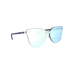 No Logo Eyewear - NOL09962 Sun - Matt Dark Blue and Silver - Sunglasses - Avvenice