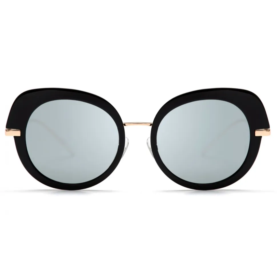 No Logo Eyewear - NOL81032 Sun - Black and Gold - Sunglasses - Avvenice