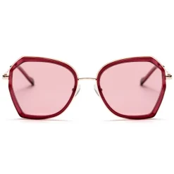 No Logo Eyewear - NOL19007 Sun - Pink and Bordeaux  -  Sunglasses - Avvenice