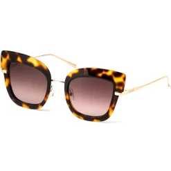 No Logo Eyewear - NOL81031 Sun - Havana and Gold - Sunglasses - Avvenice