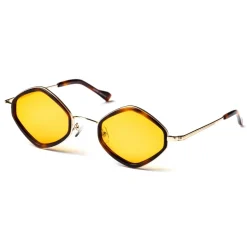 No Logo Eyewear - NOL19012 Sun - Yellow and Havana -  Sunglasses - Avvenice