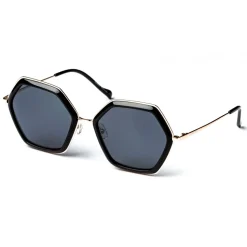 No Logo Eyewear - NOL19008 Sun - Black -  Sunglasses - Avvenice