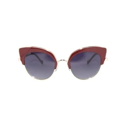 No Logo Eyewear - NOL09946 Sun - Bordeaux and Gold - Sunglasses - Avvenice