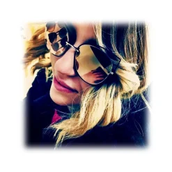 No Logo Eyewear - NOL17001 Sun - Shiny Havana and Gold - Sunglasses - Avvenice