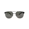 No Logo Eyewear - NOL09964 Sun - Glossy Black and Nikel Gloss Tin - Sunglasses - Avvenice