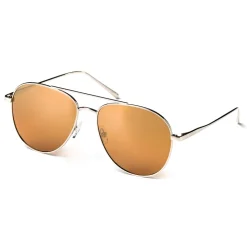 No Logo Eyewear - NOL18017 Sun - Gold and Silver -  Sunglasses - Avvenice