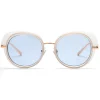 No Logo Eyewear - NOL81032 Sun - Crystal and Gold - Sunglasses - Avvenice