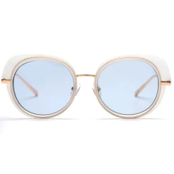 No Logo Eyewear - NOL81032 Sun - Crystal and Gold - Sunglasses - Avvenice