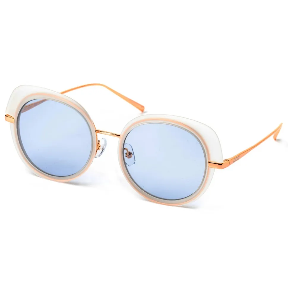 No Logo Eyewear - NOL81032 Sun - Crystal and Gold - Sunglasses - Avvenice