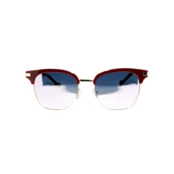 No Logo Eyewear - NOL09958 Sun - Bordeaux and Glossy Gold - Sunglasses - Avvenice