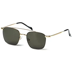 No Logo Eyewear - NOL81013 Sun - Dark Green and Gold -  Sunglasses - Avvenice