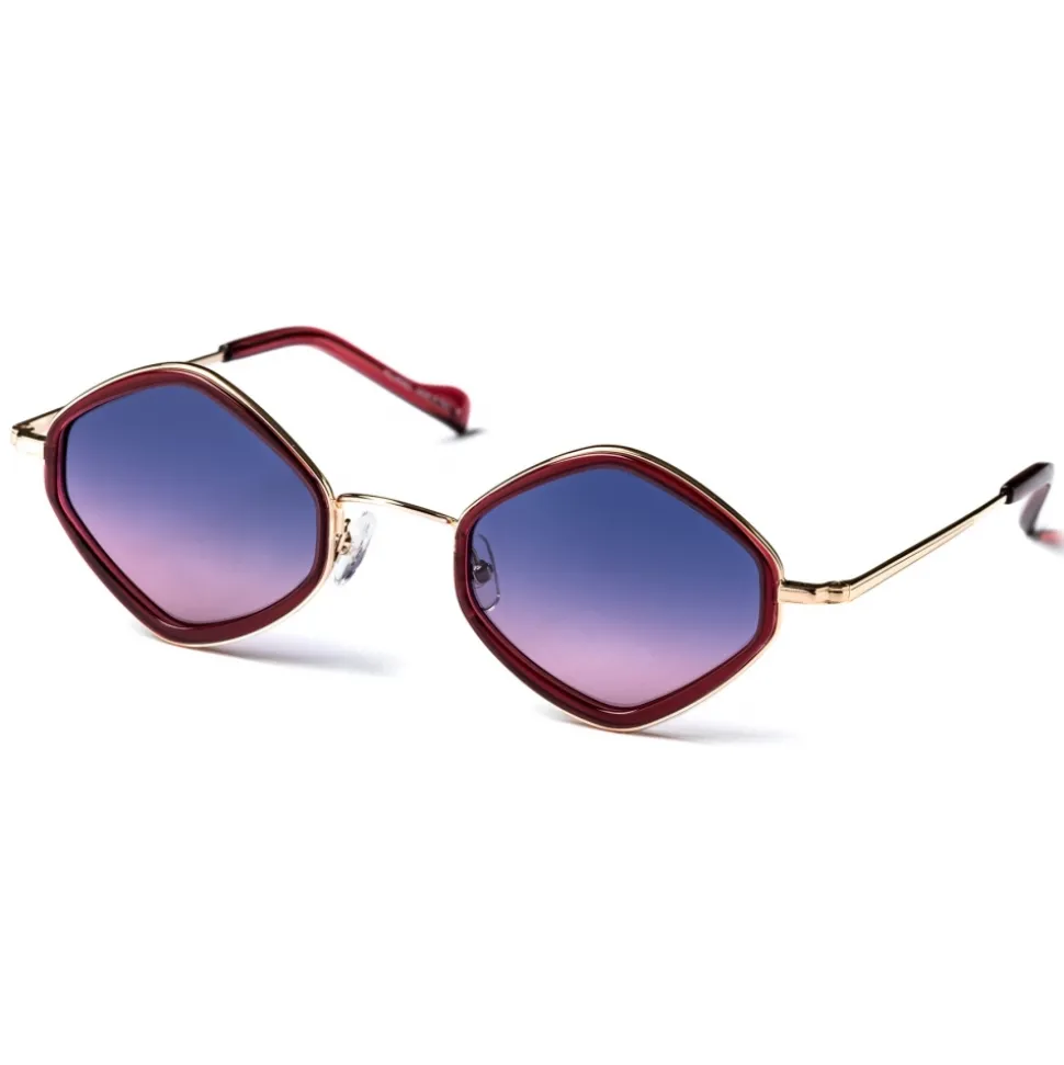 No Logo Eyewear - NOL19012 Sun - Violet and Bordeaux - Sunglasses - Avvenice
