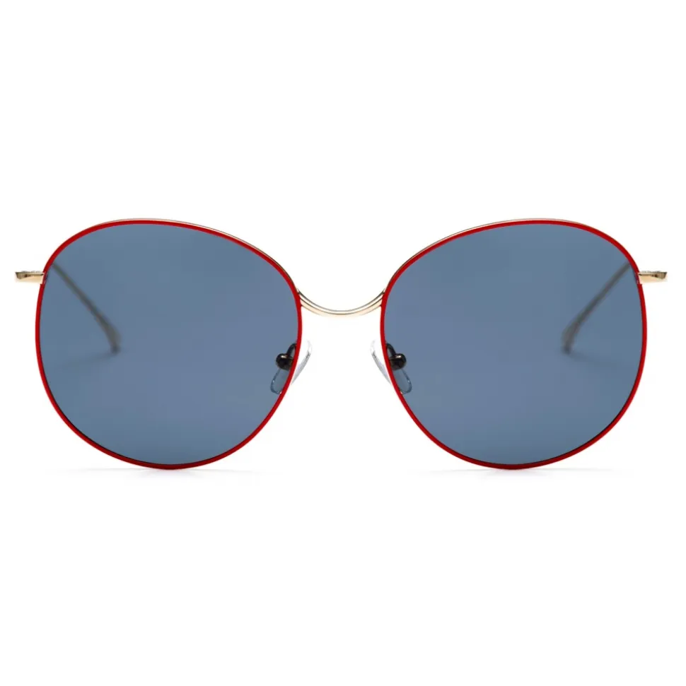 No Logo Eyewear - NOL19028 Sun - Grey and Bordeaux - Sunglasses - Avvenice