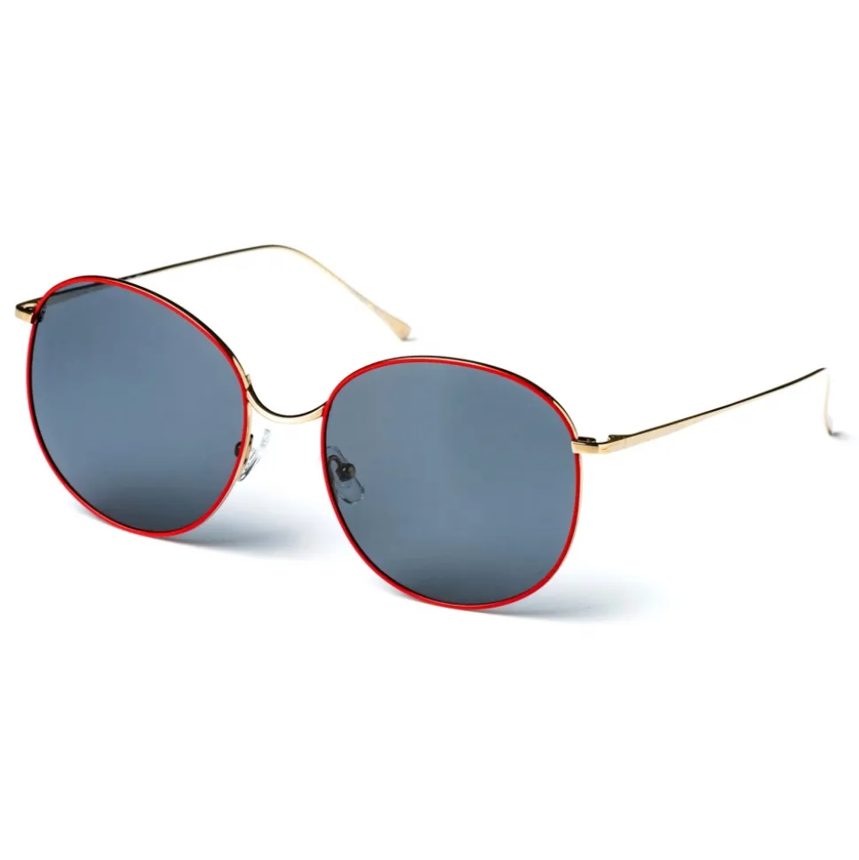 No Logo Eyewear - NOL19028 Sun - Grey and Bordeaux - Sunglasses - Avvenice