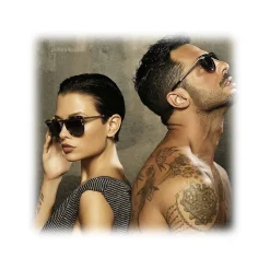 No Logo Eyewear - NOL30045 Sun - Dark - Sunglasses - Fabrizio Corona Official - Avvenice