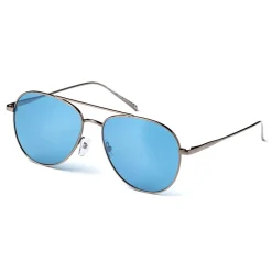 No Logo Eyewear - NOL18017 Sun - Light Blue and Gunmetal -  Sunglasses - Avvenice