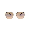 No Logo Eyewear - NOL09964 Sun - Red Havana and Polished Gold - Sunglasses - Avvenice