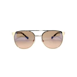 No Logo Eyewear - NOL09964 Sun - Red Havana and Polished Gold - Sunglasses - Avvenice
