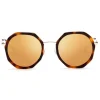 No Logo Eyewear - NOL19029 Sun - Gold and Havana -  Sunglasses - Avvenice