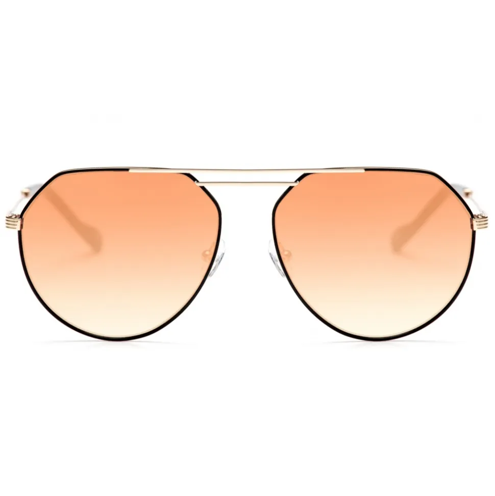 No Logo Eyewear - NOL18057 Sun - Bronze and Gold - Sunglasses - Avvenice