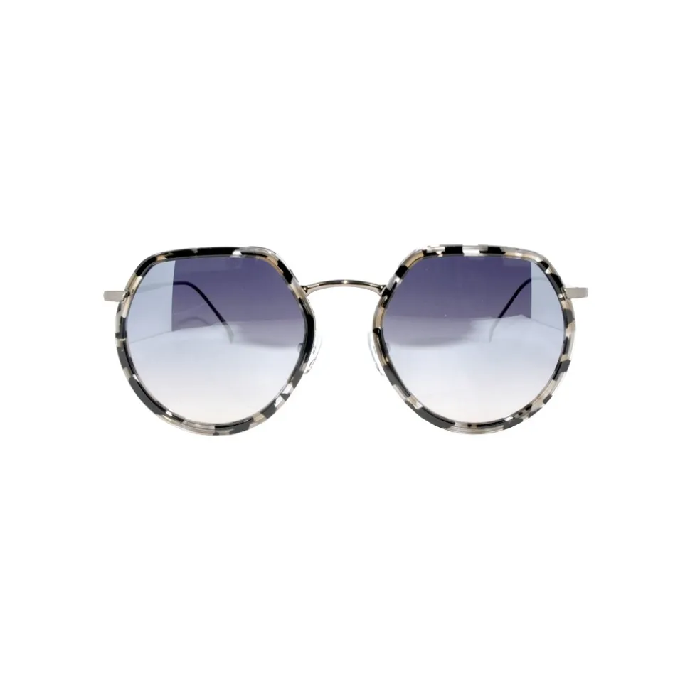 No Logo Eyewear - NOL09950 Sun - Glossy Grey Havana and Black - Sunglasses - Avvenice