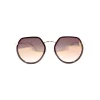 No Logo Eyewear - NOL09950 Sun - Glossy Dark Brown and Gold - Sunglasses - Avvenice