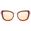 No Logo Eyewear - NOL81034 Sun - Red and Gold - Sunglasses - Avvenice