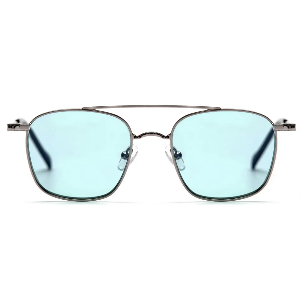 No Logo Eyewear - NOL81013 Sun - Light Blue and Black - Sunglasses - Avvenice