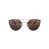 No Logo Eyewear - NOL09947 Sun - Dark Havana and Gold -  Sunglasses - Avvenice