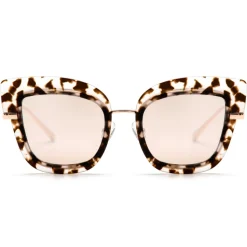 No Logo Eyewear - NOL81031 Sun - Light Havana and Gold - Sunglasses - Avvenice