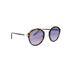 No Logo Eyewear - NOL09953 Sun - Havana and Gold - Sunglasses - Sharon Fonseca Official - Avvenice