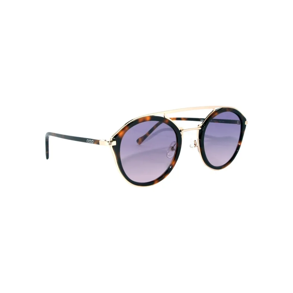 No Logo Eyewear - NOL09953 Sun - Havana and Gold - Sunglasses - Sharon Fonseca Official - Avvenice