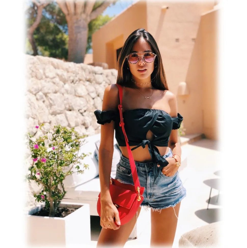 No Logo Eyewear - NOL09953 Sun - Havana and Gold - Sunglasses - Sharon Fonseca Official - Avvenice