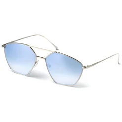 No Logo Eyewear - NOL18053 Sun - Light Blue and Silver -  Sunglasses - Avvenice