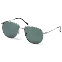 No Logo Eyewear - NOL19031 Sun - Dark Green and Silver -  Sunglasses - Avvenice