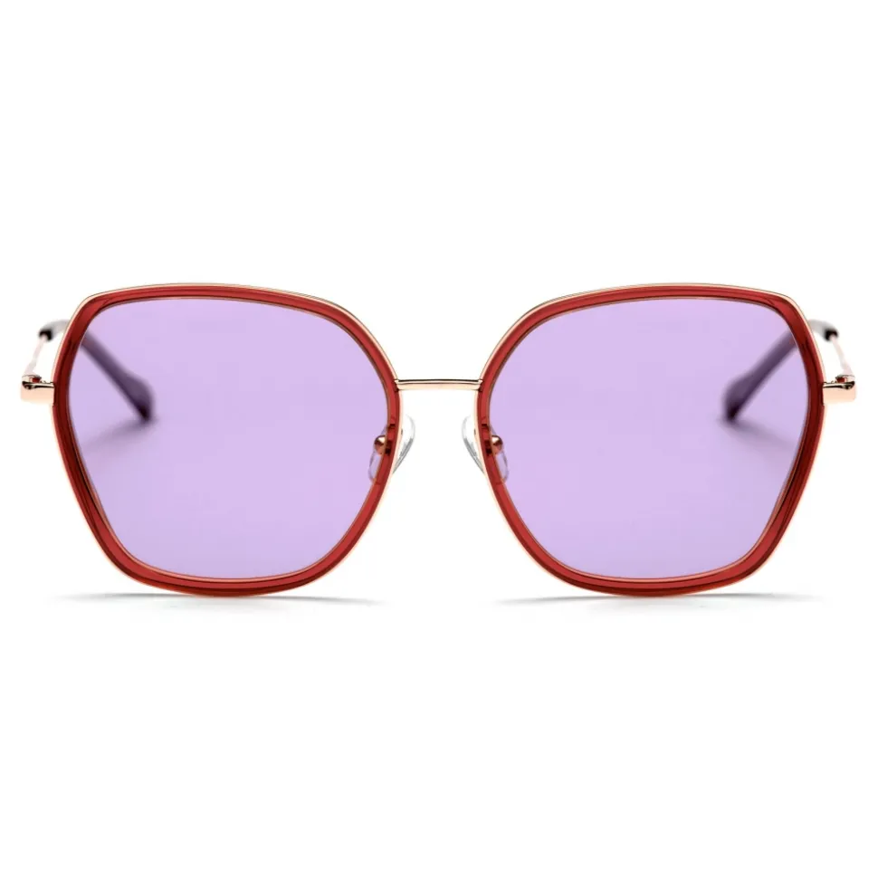 No Logo Eyewear - NOL19006 Sun - Violet and Silver - Sunglasses - Avvenice