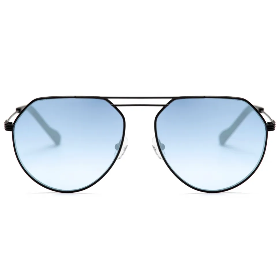 No Logo Eyewear - NOL18057 Sun - Light Blue and Matt Black - Sunglasses - Avvenice