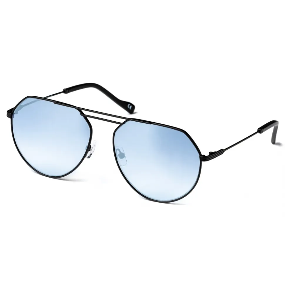 No Logo Eyewear - NOL18057 Sun - Light Blue and Matt Black - Sunglasses - Avvenice