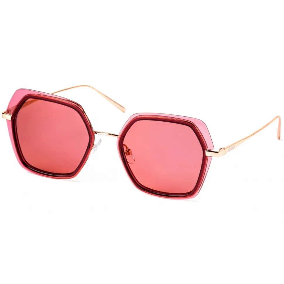 No Logo Eyewear - NOL81030 Sun - Pink and Bordeaux - Sunglasses - Avvenice