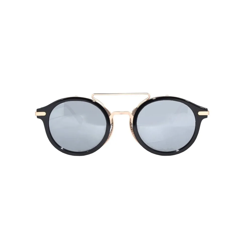 No Logo Eyewear - NOL30193 Sun - Glossy Black and Gold - Sunglasses - Avvenice