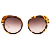 No Logo Eyewear - NOL81032 Sun - Havana and Gold - Sunglasses - Avvenice