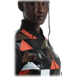 Noblesse Oblige - Monte-Carlo - Pyramid - Multicolor - Coat - Jacket - Luxury Exclusive Collection - Avvenice