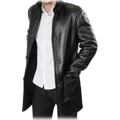 Noblesse Oblige - Monte-Carlo - Néo - Black - Coat - Jacket - Luxury Exclusive Collection - Avvenice