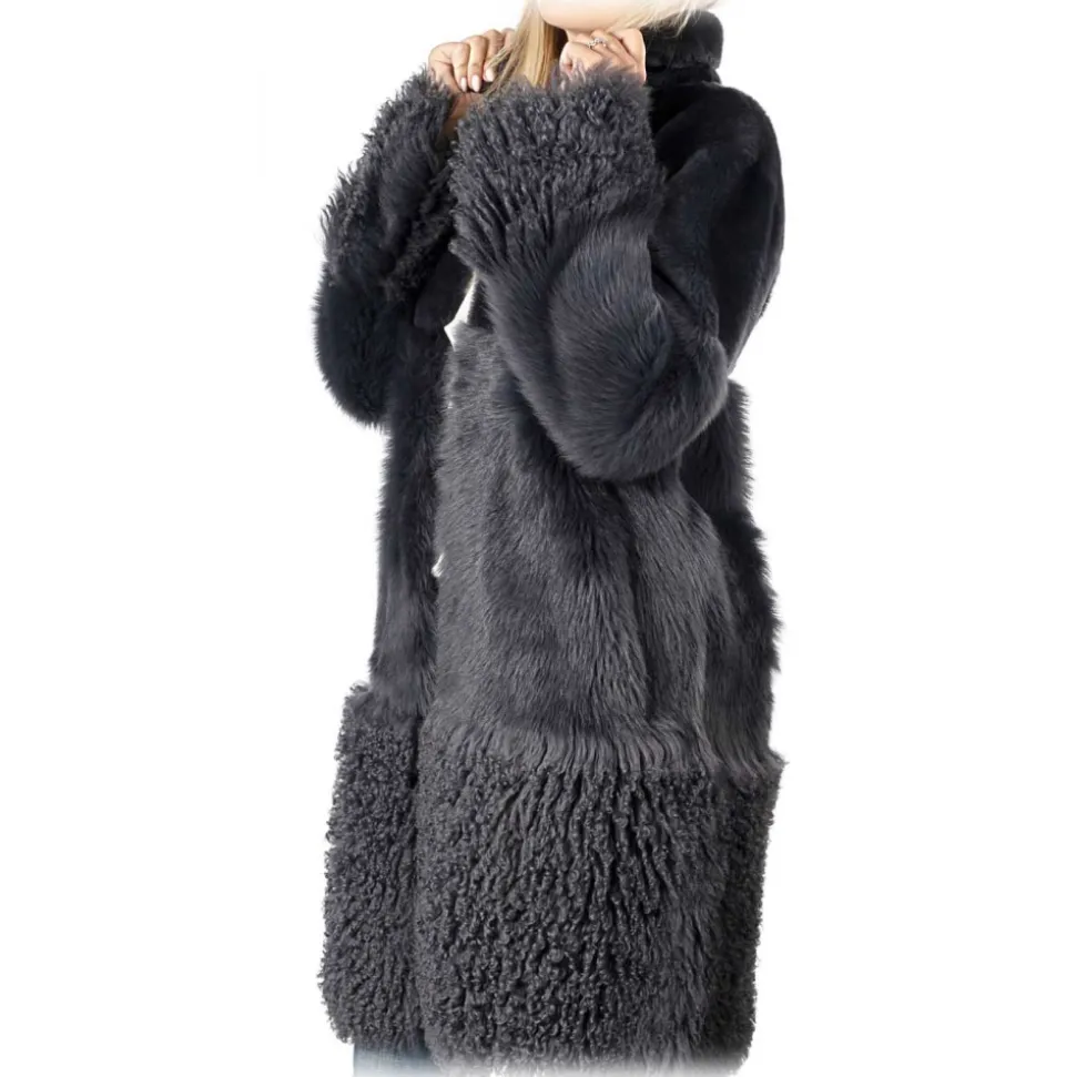 Noblesse Oblige - Monte-Carlo - Layka - Navy - Coat - Jacket - Luxury Exclusive Collection - Avvenice